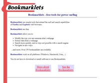 Tablet Screenshot of bookmarklets.com